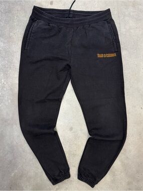 Black Jogger Sweatpants XXL Take a Chance Graphic Lounge